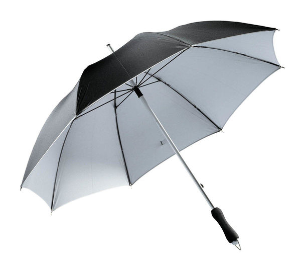 Parapluie bi color Noir Argente
