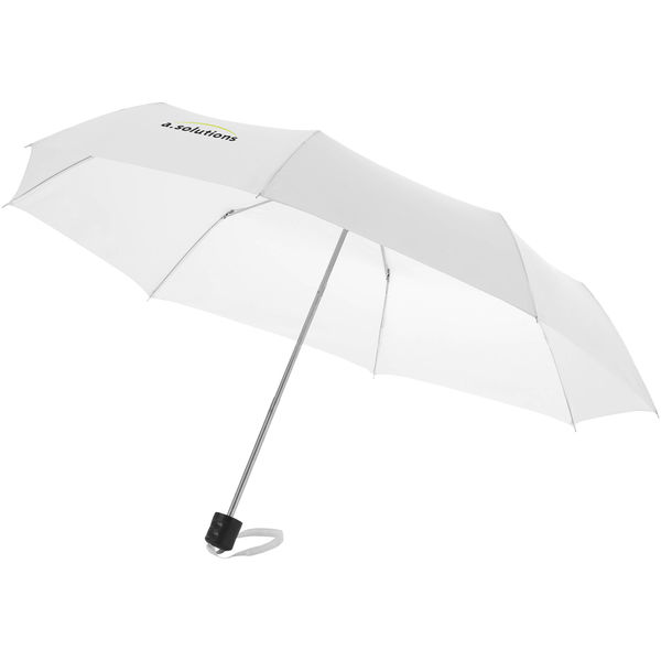 Parapluie De Poche Metal Avec Photo Blanc