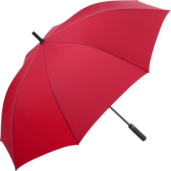 Parapluie golf publicitaire manche droit Rouge