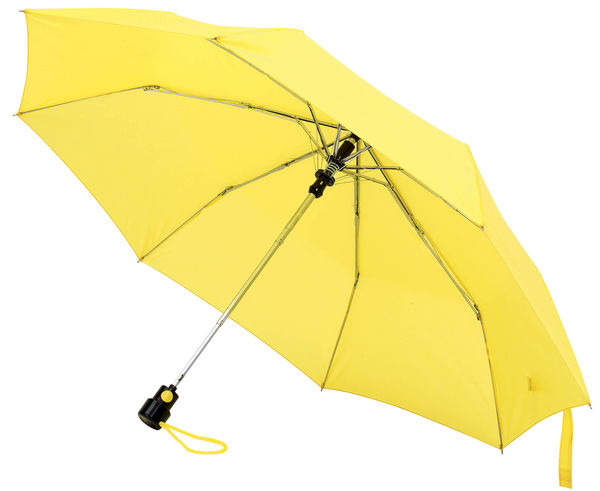 Parapluie Pliant Automatique Promotionnel Jaune