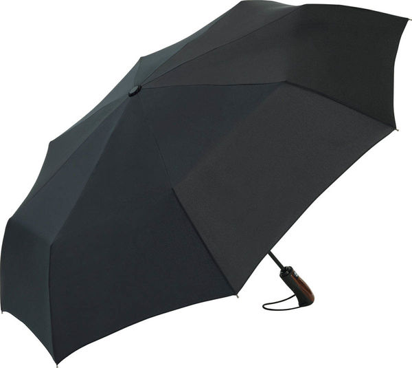 Parapluie pliant bois Noir