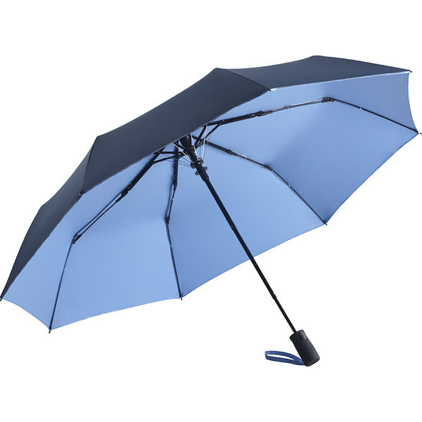 Parapluie de poche personnalisable |Ouverture automatique Marine Bleu clair