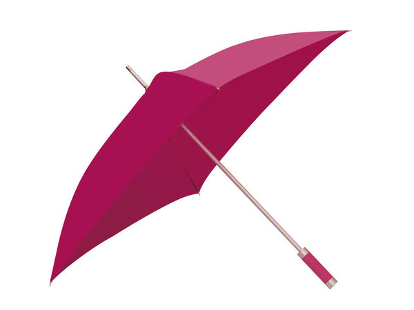 Parapluie publicitaire carre Rose foncé