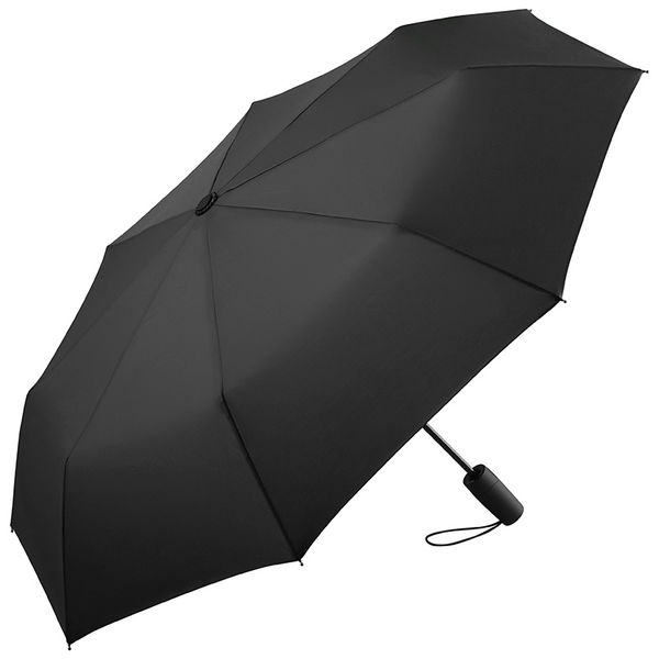 Parapluie publicitaire de poche|Déclencheur intégré Noir