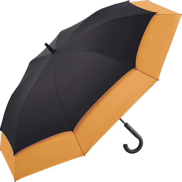 Parapluie publicitaire|Golf acier Noir Orange