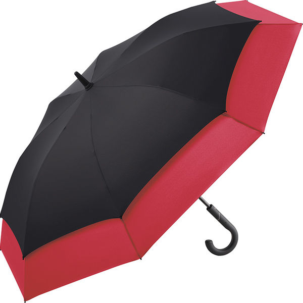 Parapluie publicitaire|Golf acier Noir Rouge