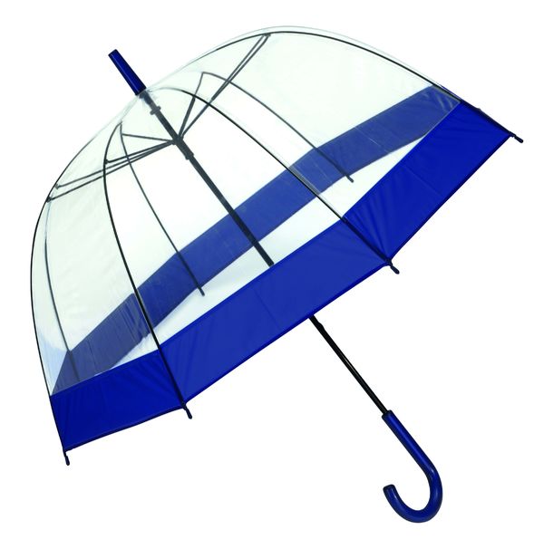 Parapluie publicitaire|HONEYMOON Bleu Transparent