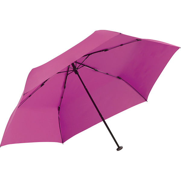 Parapluie publicitaire de poche|Ouverture manuelle Magenta