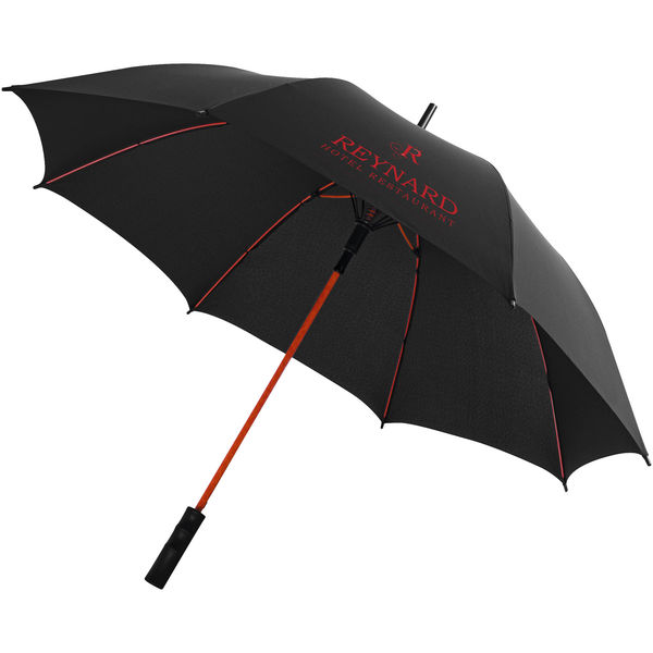 Parapluie Tempete Automatique Avec Photo Noir Rouge