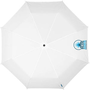 Parapluie Automatique Blanc Imprime Blanc 8