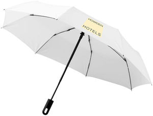 Parapluie Automatique Blanc Imprime Blanc 9