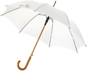 Parapluie Automatique Canne Personnalise Blanc 4