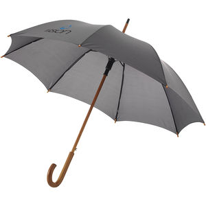 Parapluie Automatique Canne Personnalise Gris