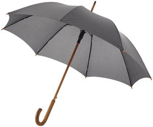 Parapluie Automatique Canne Personnalise Gris 1