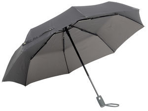 Parapluie Automatique Noir Personnalisable Gris