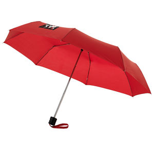 Parapluie De Poche Metal Avec Photo Rouge 1