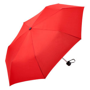 Parapluie de poche publicitaire manche pliant Rouge 5