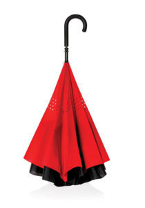 Parapluie Fivre Verre Reversible Personnalise Rouge 3