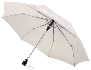 Parapluie Pliant Automatique Promotionnel Blanc