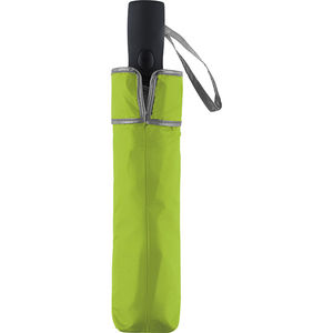 Parapluie de poche personnalisable |Ouverture automatique Lime Gris 1