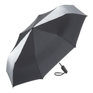 Parapluie de poche personnalisable|Réfléchissant Noir