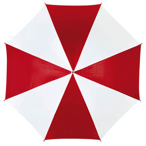 parapluie publicitaire métal Rouge Blanc