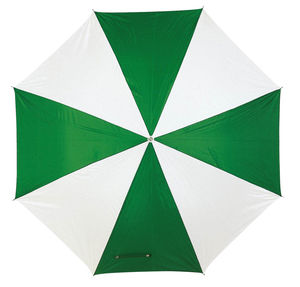 parapluie publicitaire métal Vert Blanc