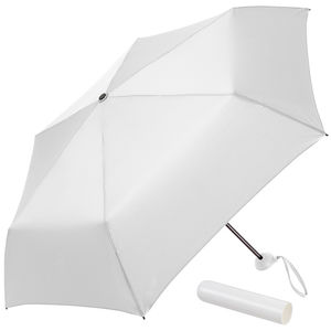 Parapluie publicitaire de poche|6 panneaux Blanc Blanc