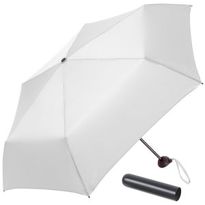 Parapluie publicitaire de poche|6 panneaux Blanc Noir
