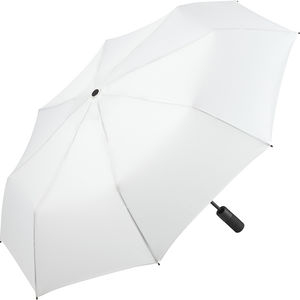 Parapluie publicitaire de poche poignée|Antidérapante Blanc 1