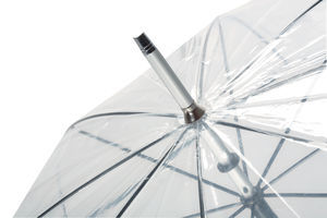 Parapluie publicitaire qualite Argente Transparent 1