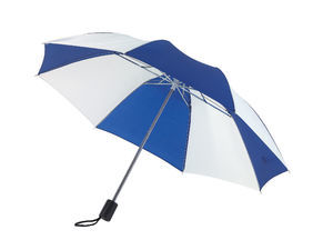Parapluies pliables pub Blanc Bleu
