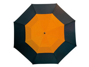 Parapluies publicitaires golf Noir Orange 3